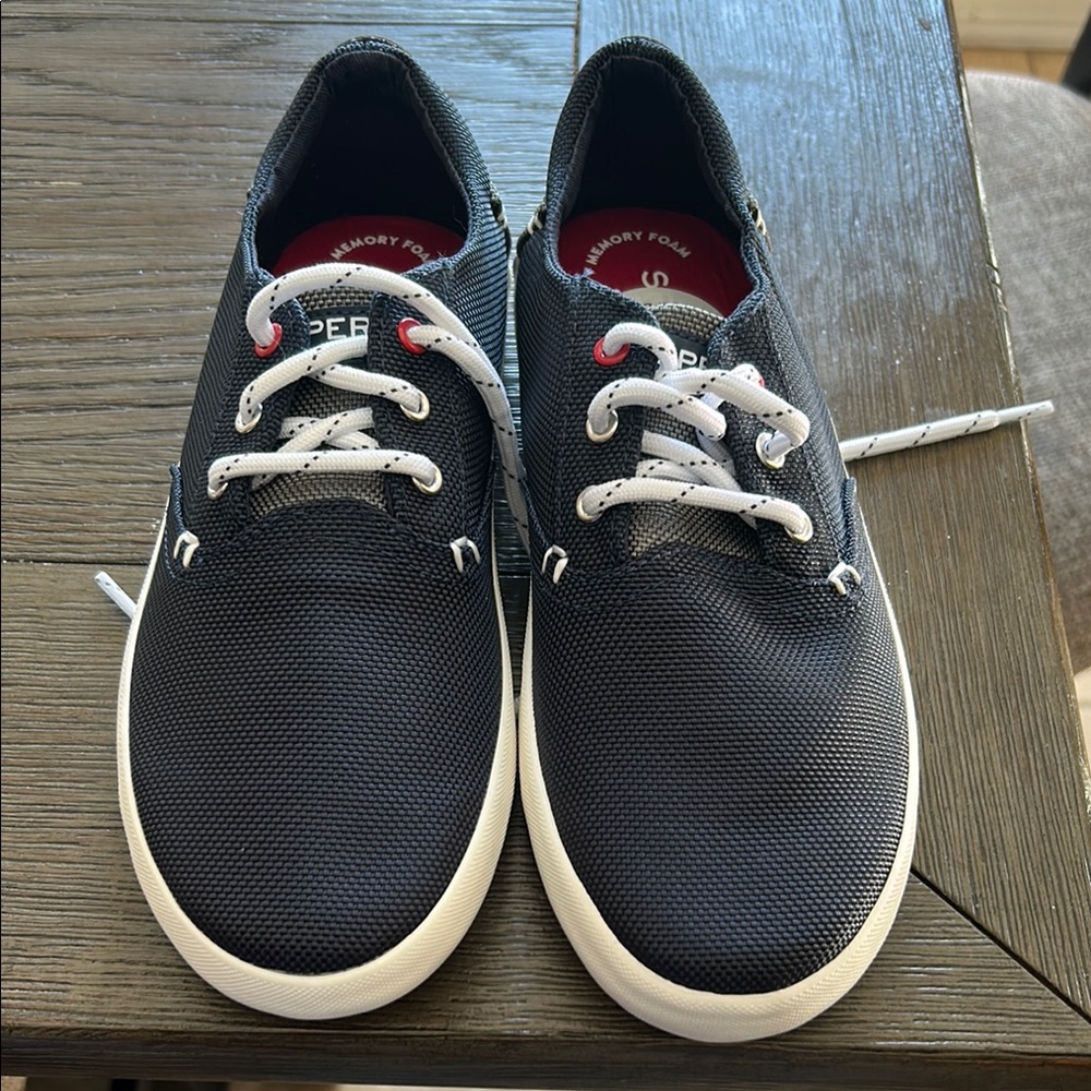 Sperry Men's Black Canvas Shoes